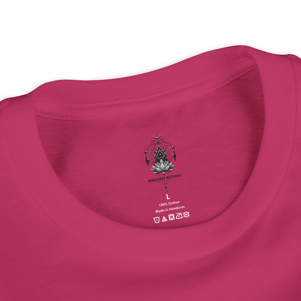 Youth Tee — "Awaken Within" Lotus Front & "It's a New Day" Back Inspirational Shirt