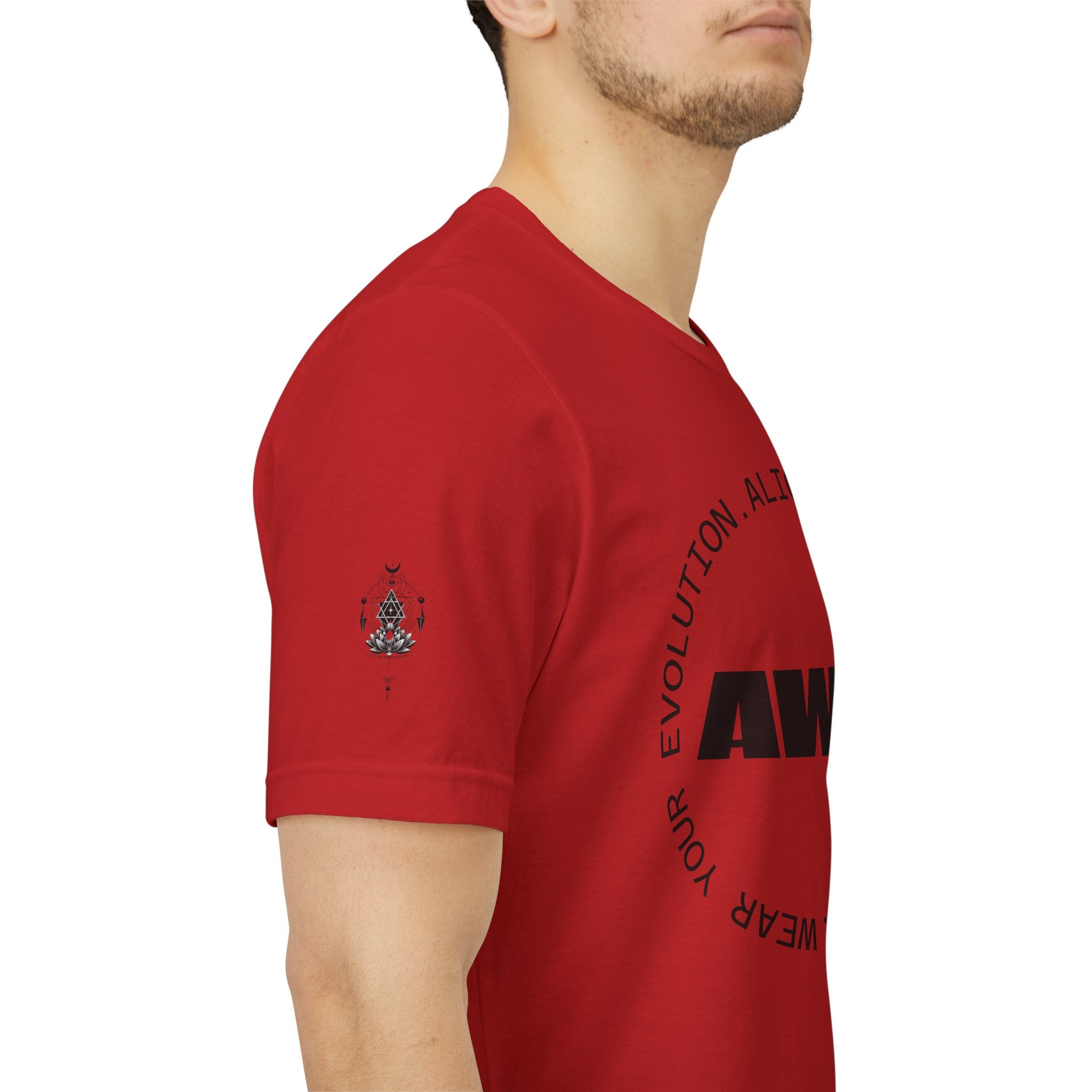 AWA Circle Logo Tee — Minimalist Brand Graphic T-Shirt