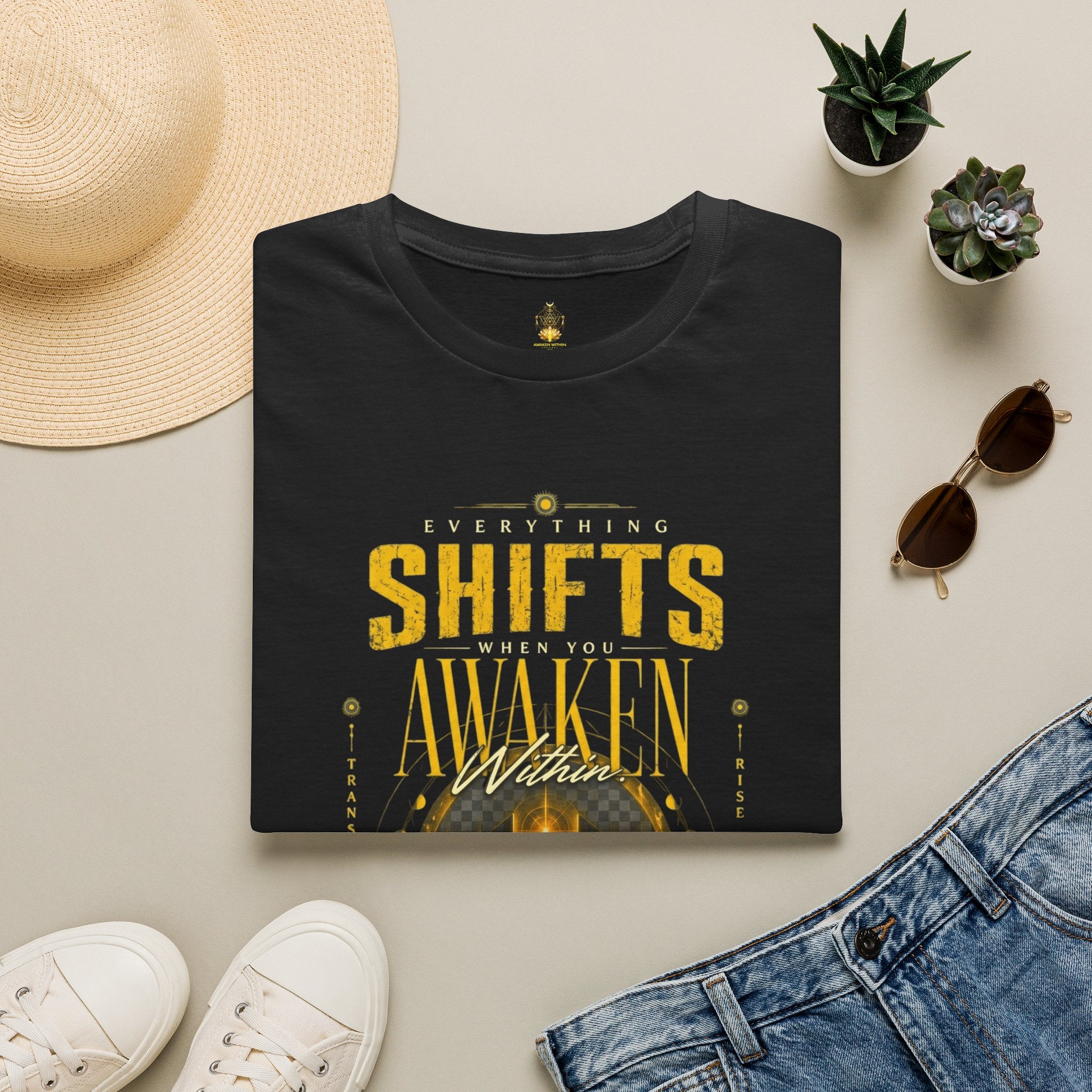 Shifts Awaken T-Shirt — Spiritual Awakening Graphic Tee - Awaken Within Apparel