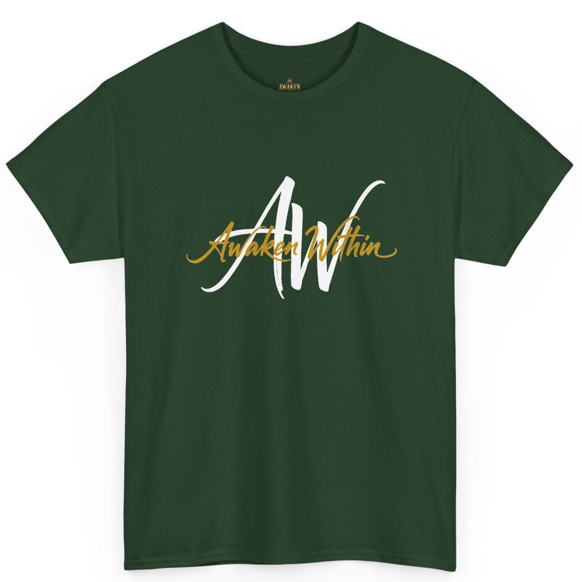 AW Script Logo Tee — Streetwear Graphic T-Shirt