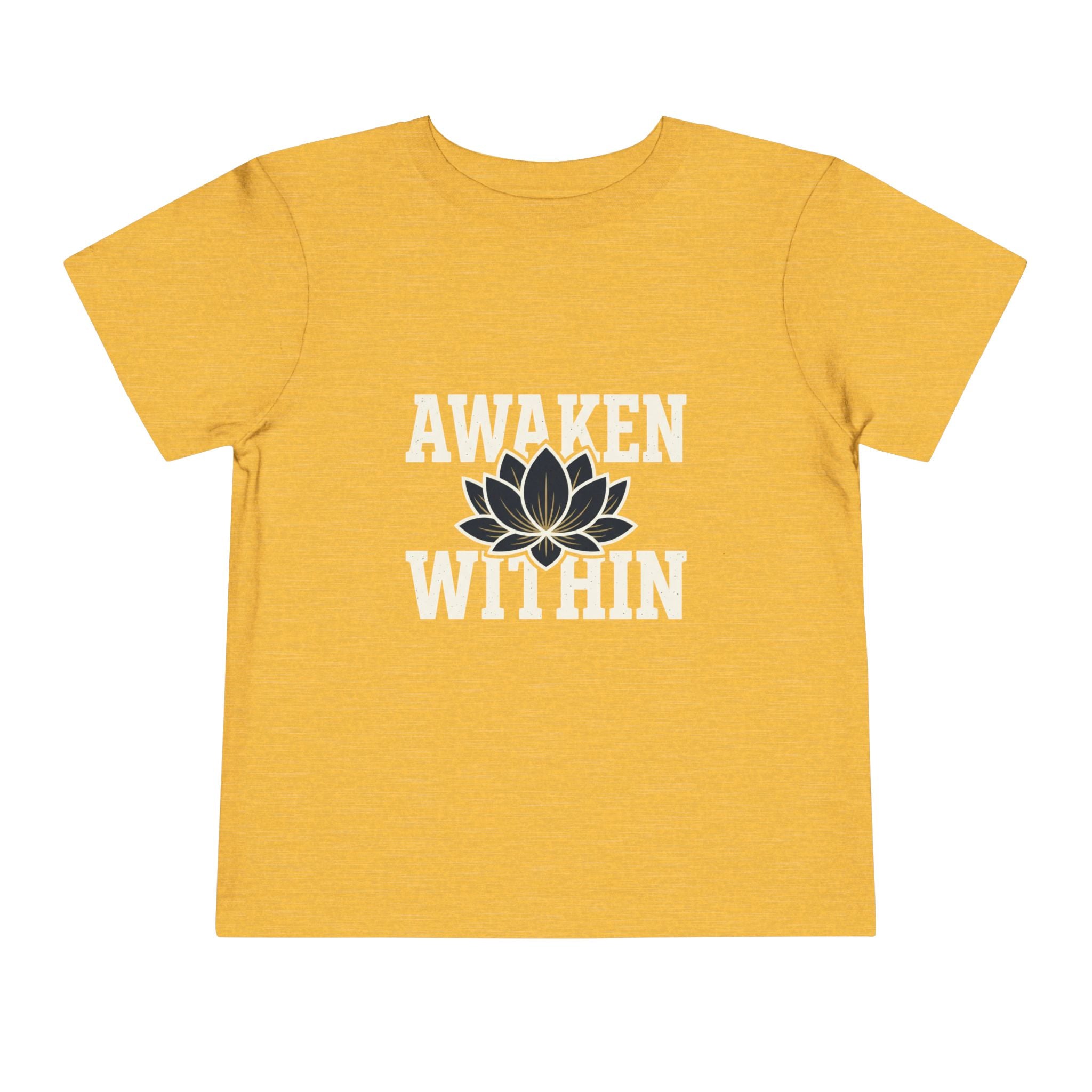 Awaken Within Lotus Toddler Tee "It's a New Day" Inspirational Kids Shirt
