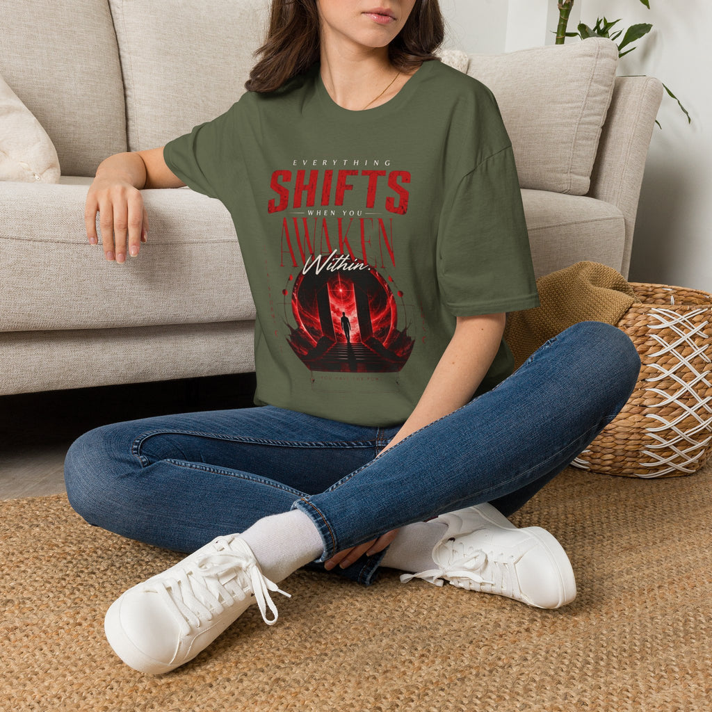 Shifts Awaken T-Shirt — Motivational Night Shift Crew Tee - Awaken Within Apparel