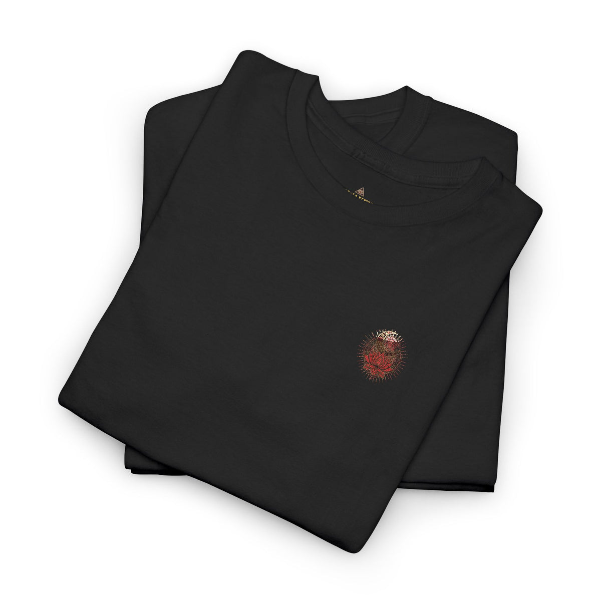 Crescent Moon & Lotus Flower Tee — Awaken Within Apparel