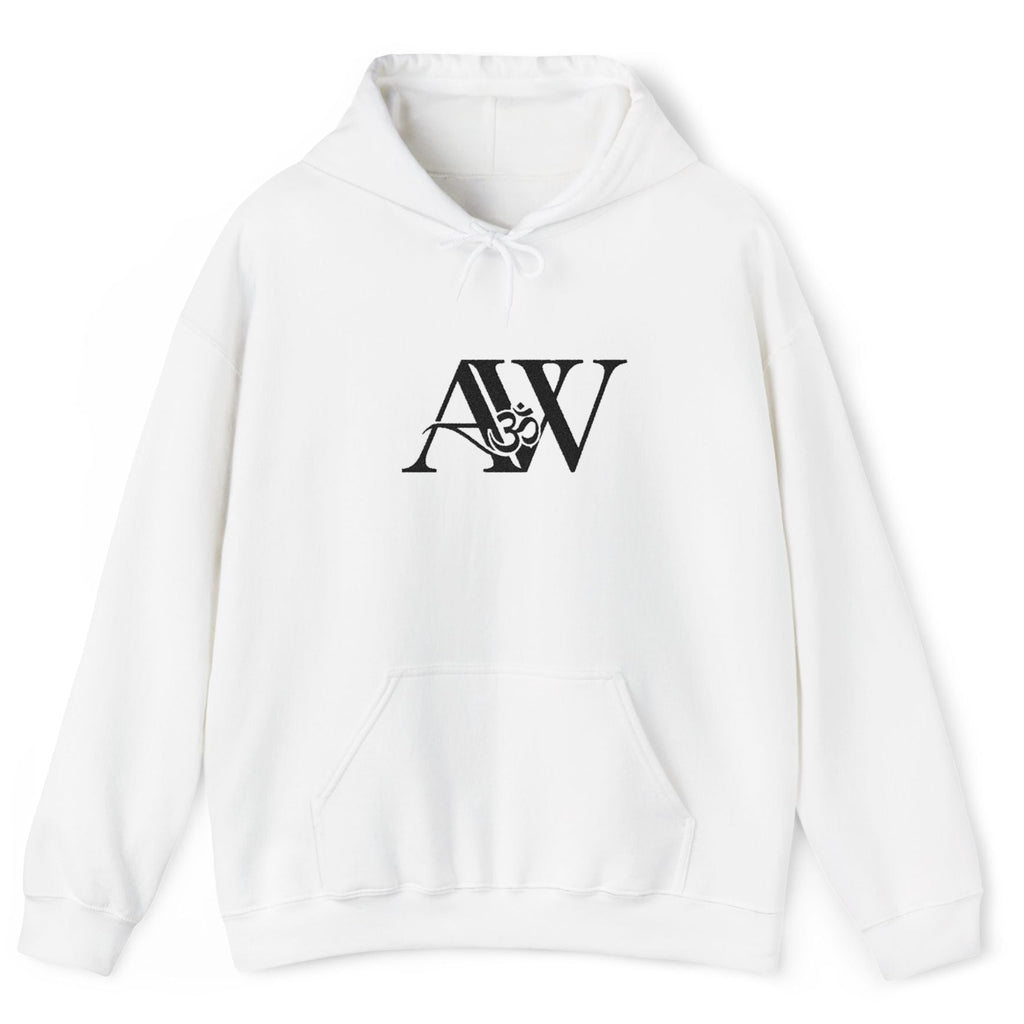 AW Om Monogram Hoodie — Signature Logo Pullover Sweatshirt