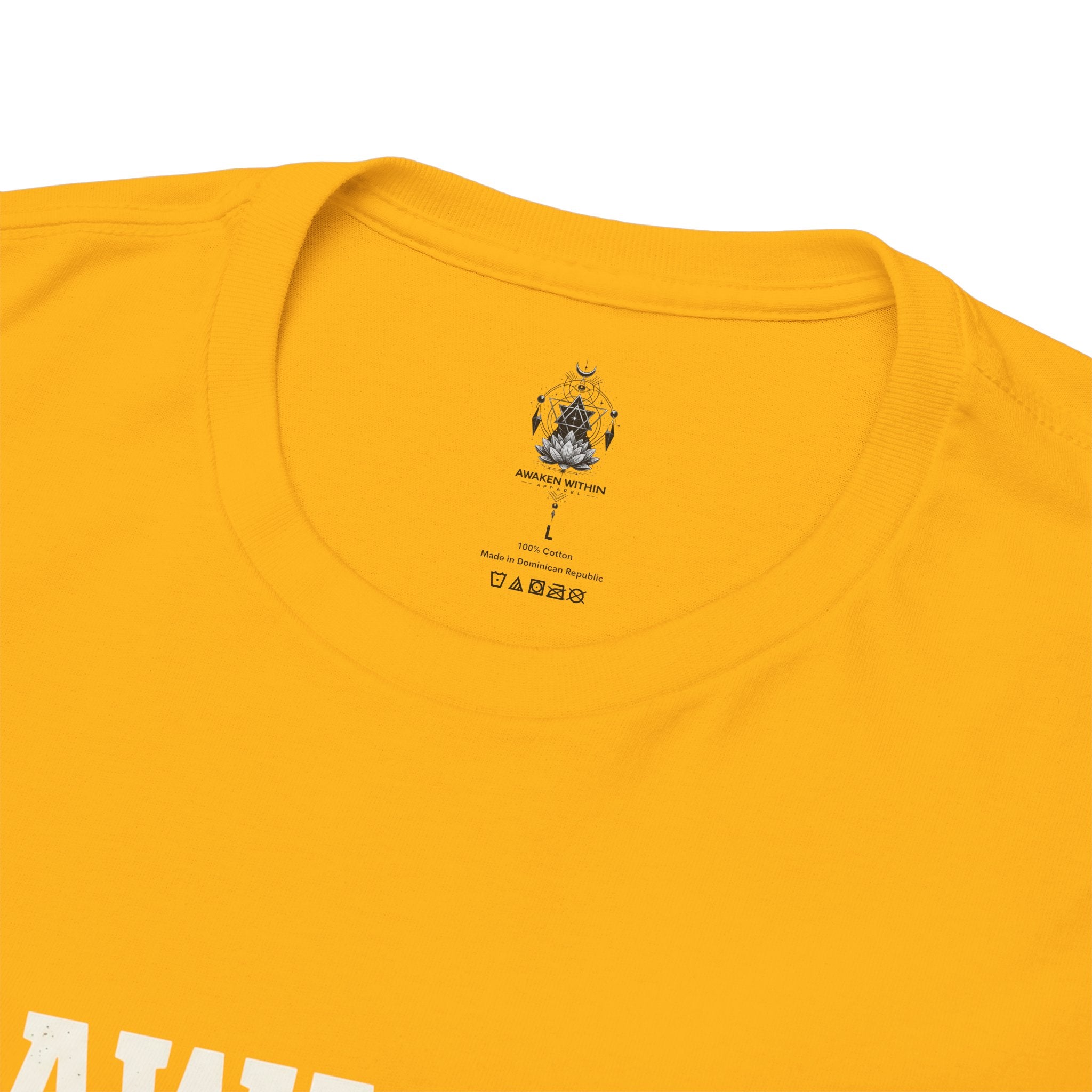 Awaken Within Lotus Tee — Spiritual Yoga Shirt