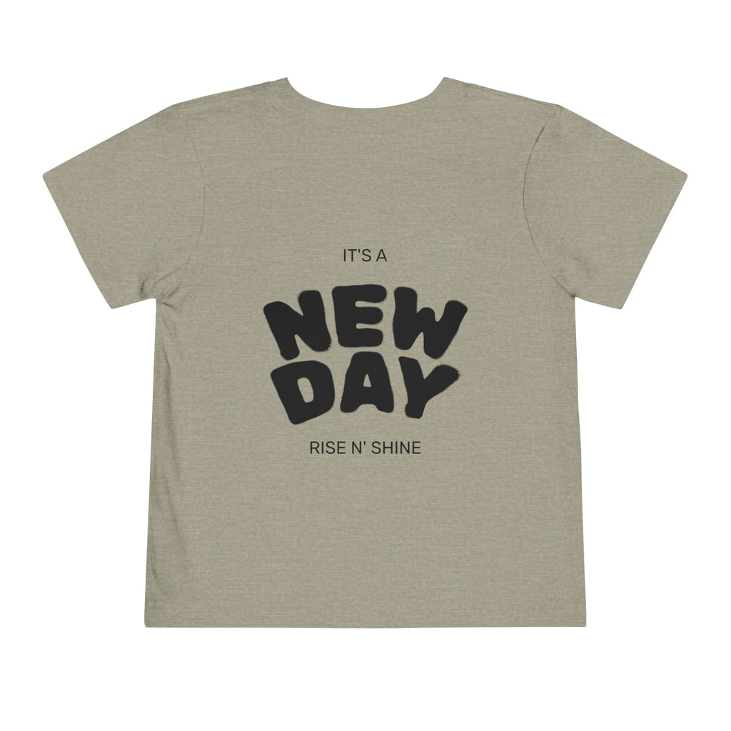 Awaken Within Lotus Toddler Tee — "It's a New Day" Inspirational Kids Shirt