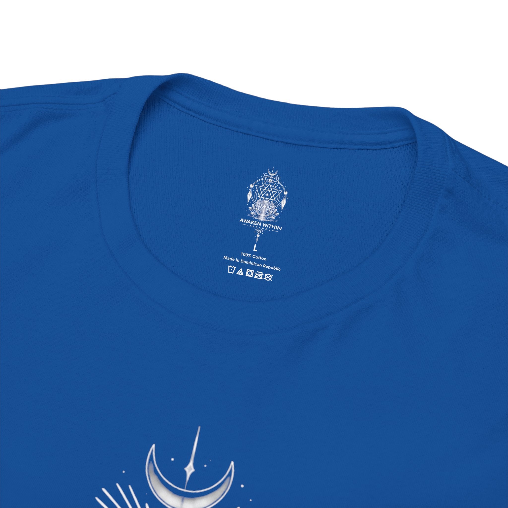 'Awaken Within' Spiritual Lotus Sacred Geometry T-Shirt
