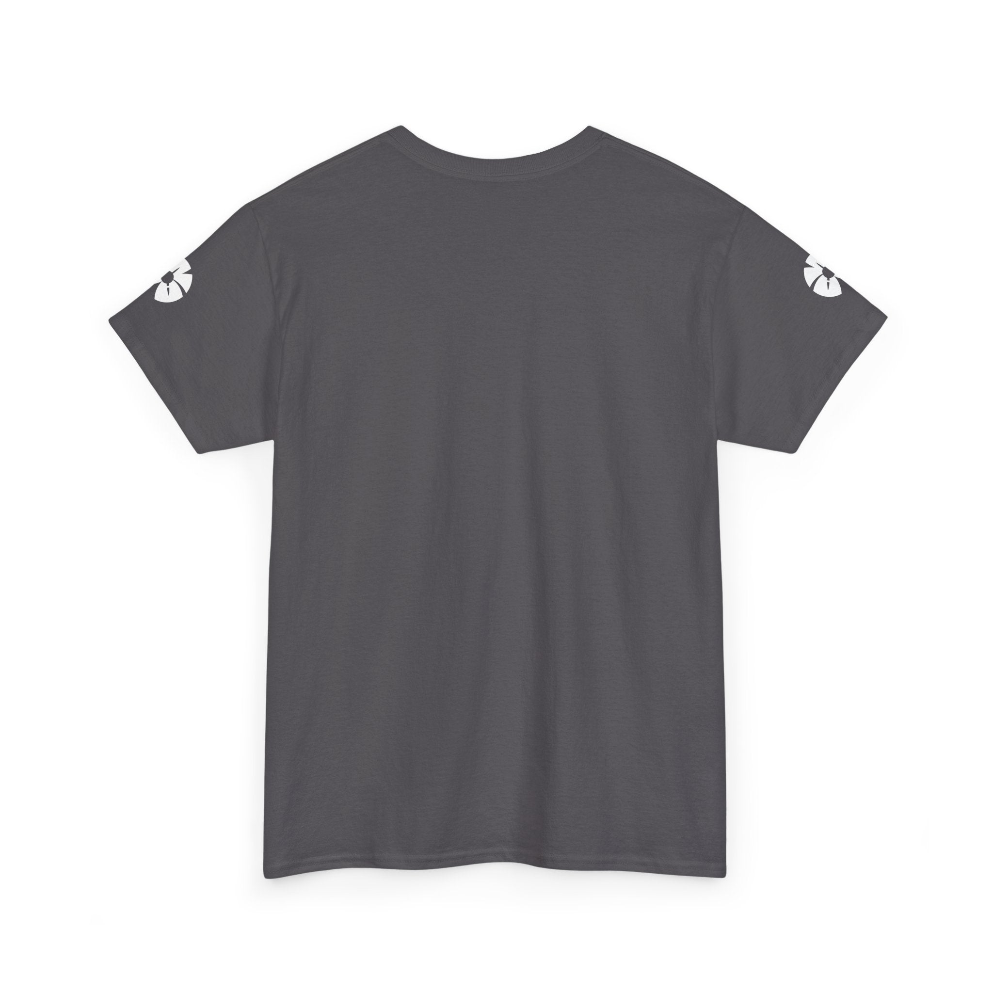 AWA Circle Logo Tee — Bold Black Graphic T‑Shirt with 'AWA' Emblem