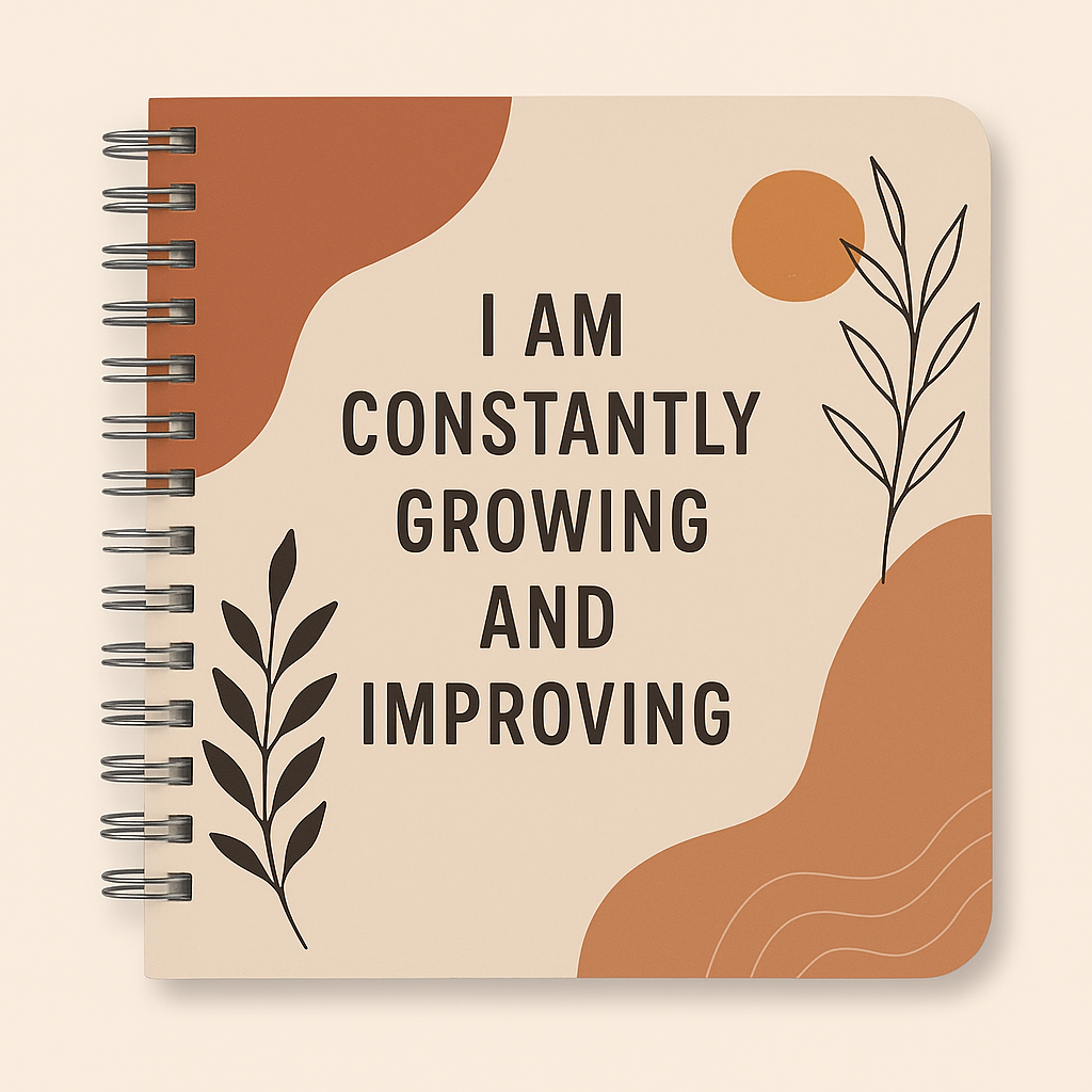 Positive Affirmation Journal — Daily Mindfulness & Reflection Notebook