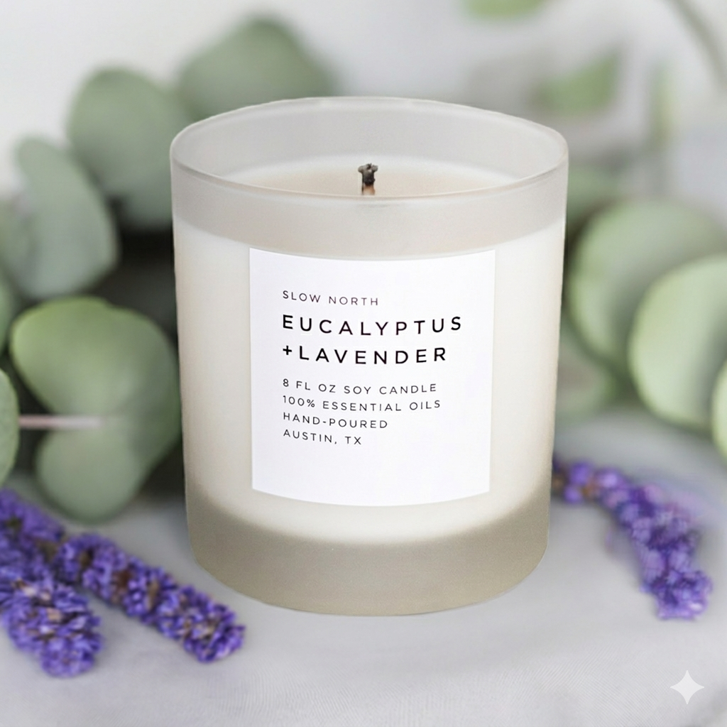 Eucalyptus + Lavender - Signature Soy Candle