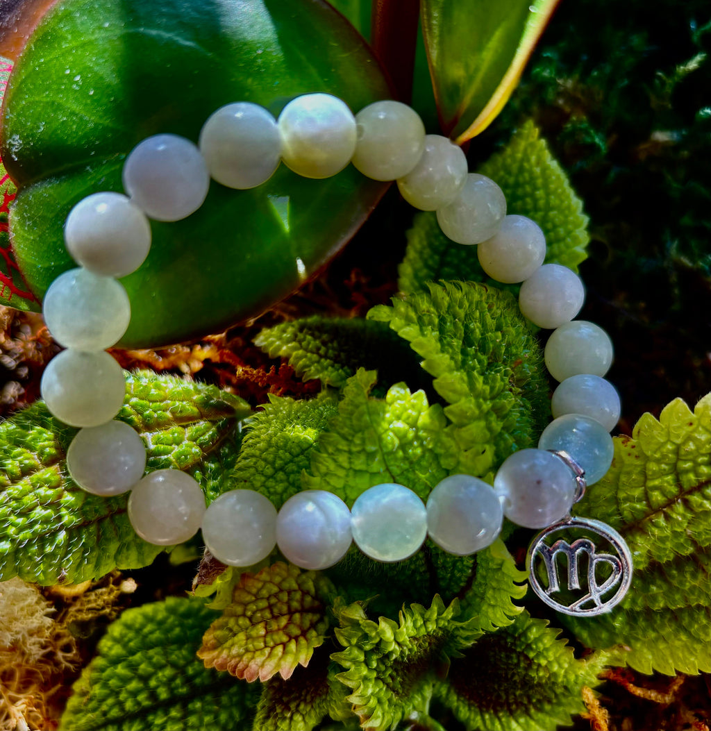 ✨ Zodiac Vibes Crystal Bracelet Collection – Wear Your Sign, Own Your Power (With Zodiac Description Card)