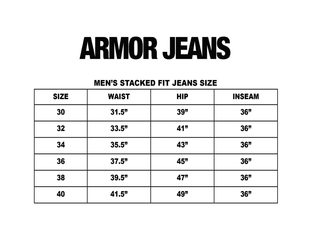 AJ17SK THREAD LINE STACKED JEANS