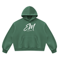 EM Vintage Wash Boxy Fleece Hoodie Vol. 2 — Oversized Unisex Streetwear