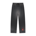 Sun Fade Raw Edge Straight-Leg Sweatpants- Awaken Within Apparel