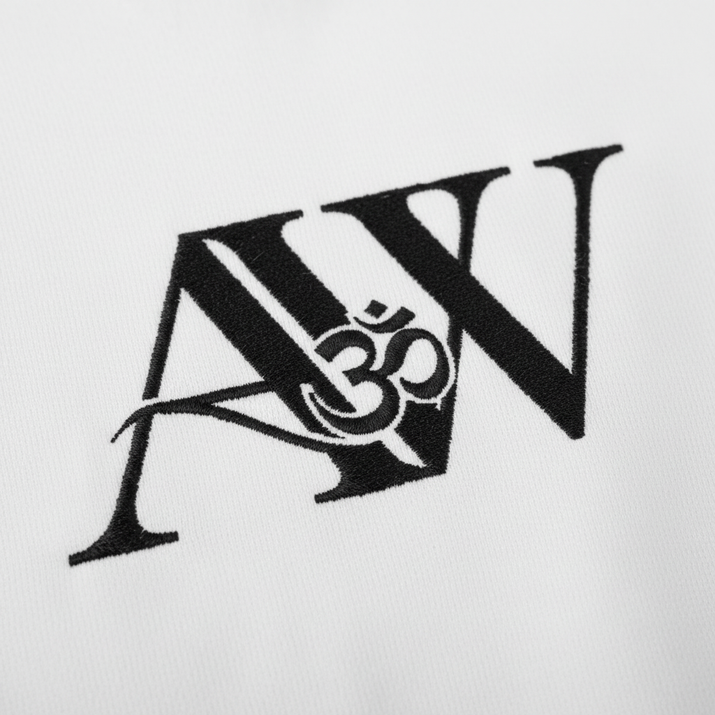 AW Om embroidery macro