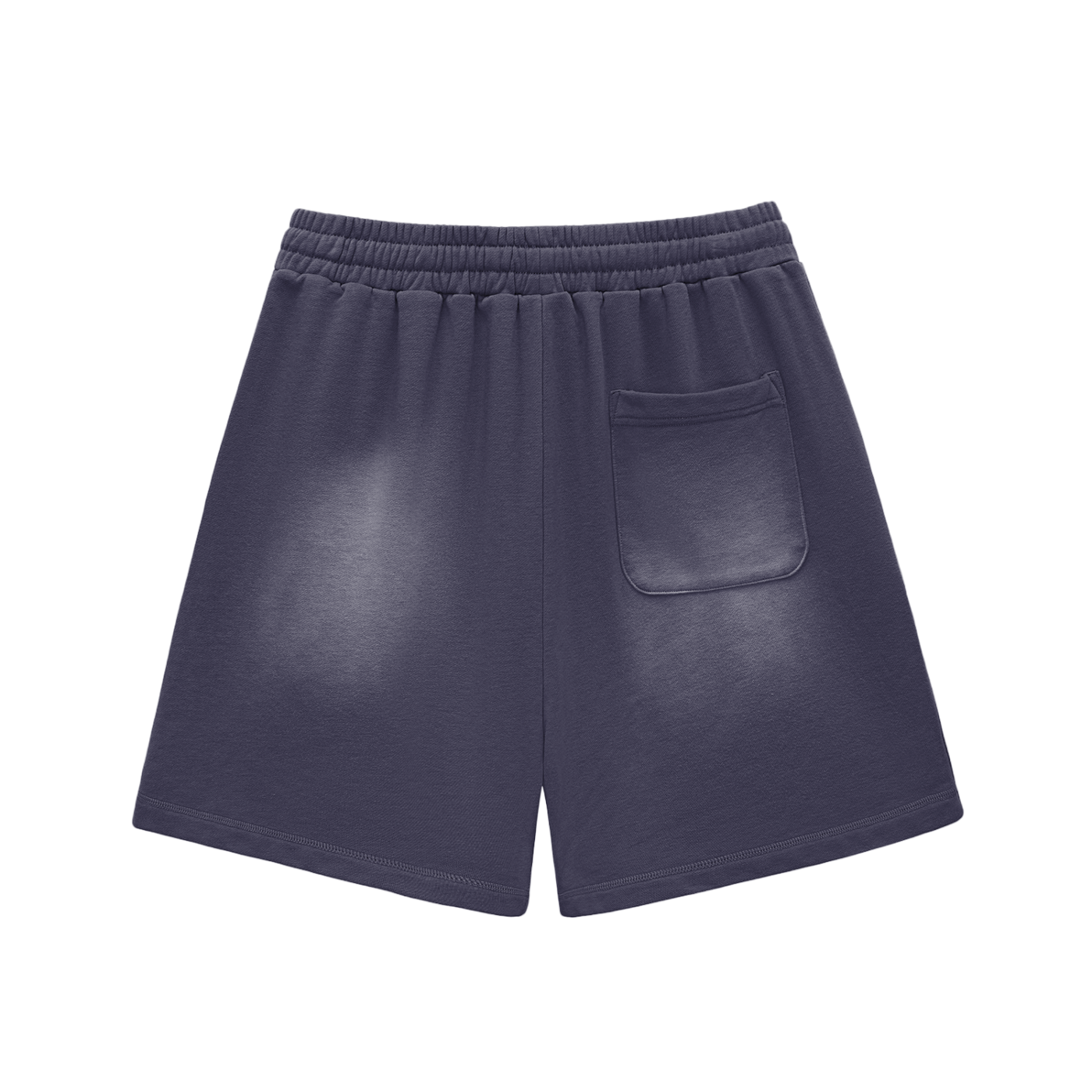 Awaken Within Apparel Lotus Flower- Sun Fade Raw Edge Cotton Shorts