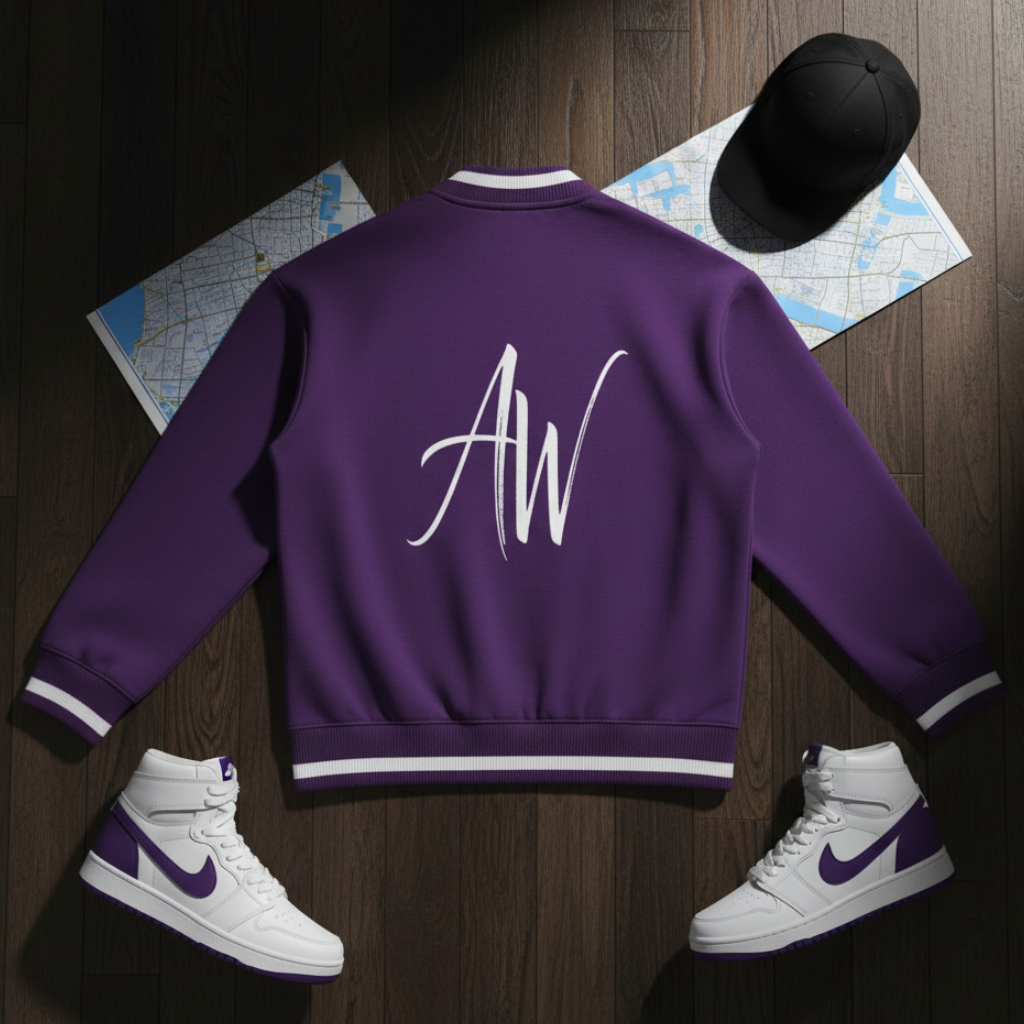 Back flat-lay with sneakers and cap