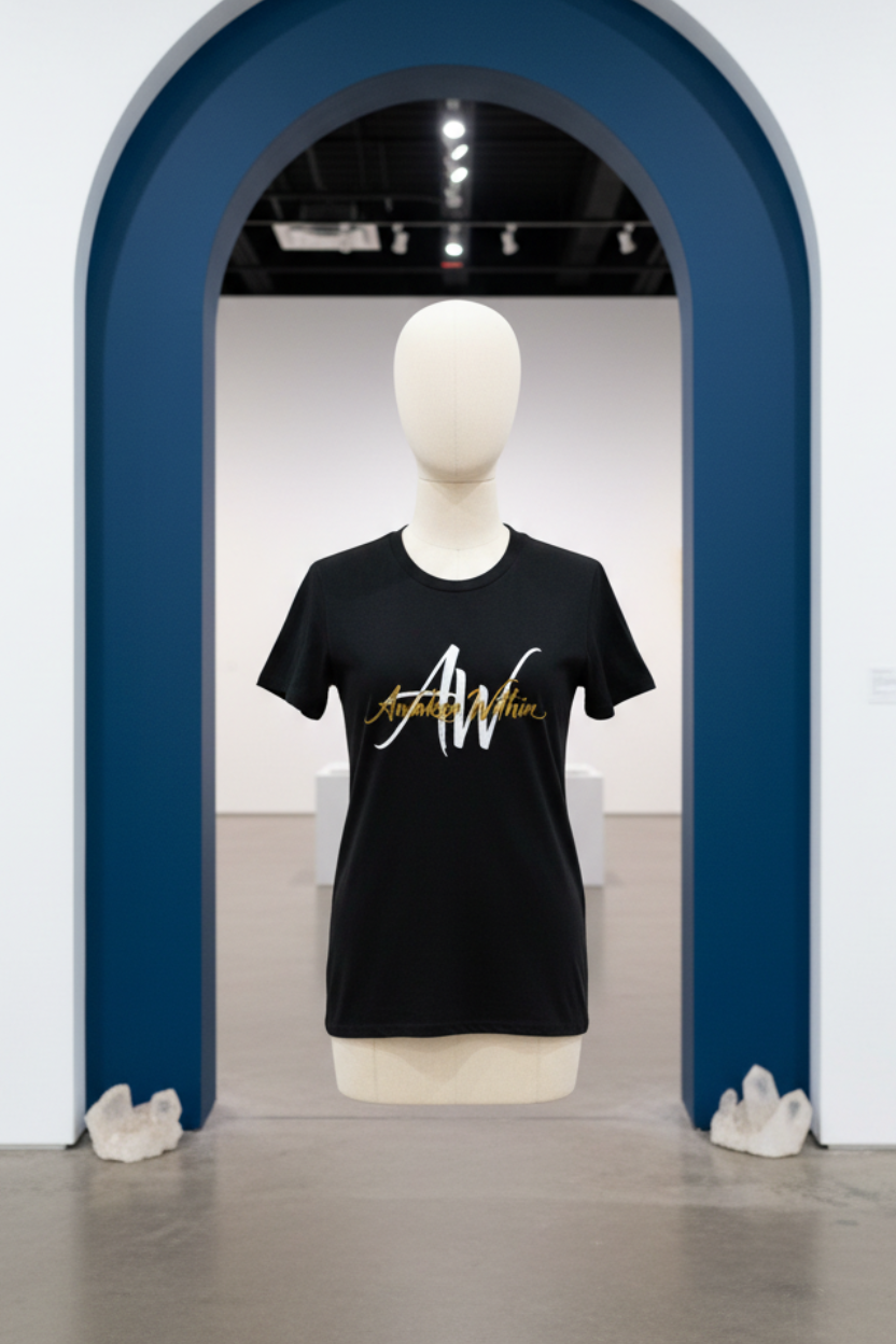 Black tee campaign image