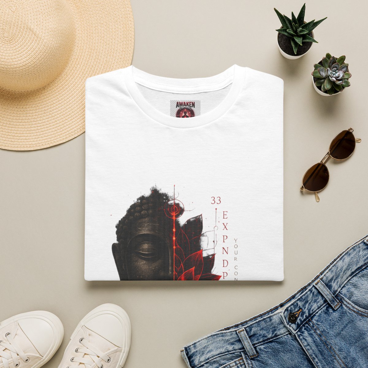 Buddha Lotus T-Shirt — Zen Meditation Graphic Tee