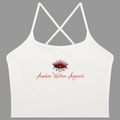 Lotus Crop Yoga Tank Top – Women's Activewear | Awaken Within Apparel