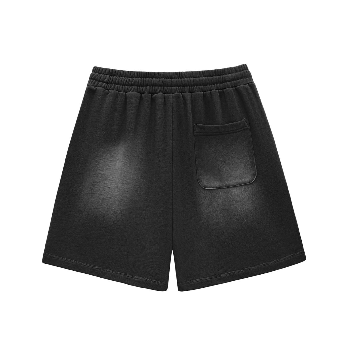 Awaken Within Apparel Lotus Flower- Sun Fade Raw Edge Cotton Shorts
