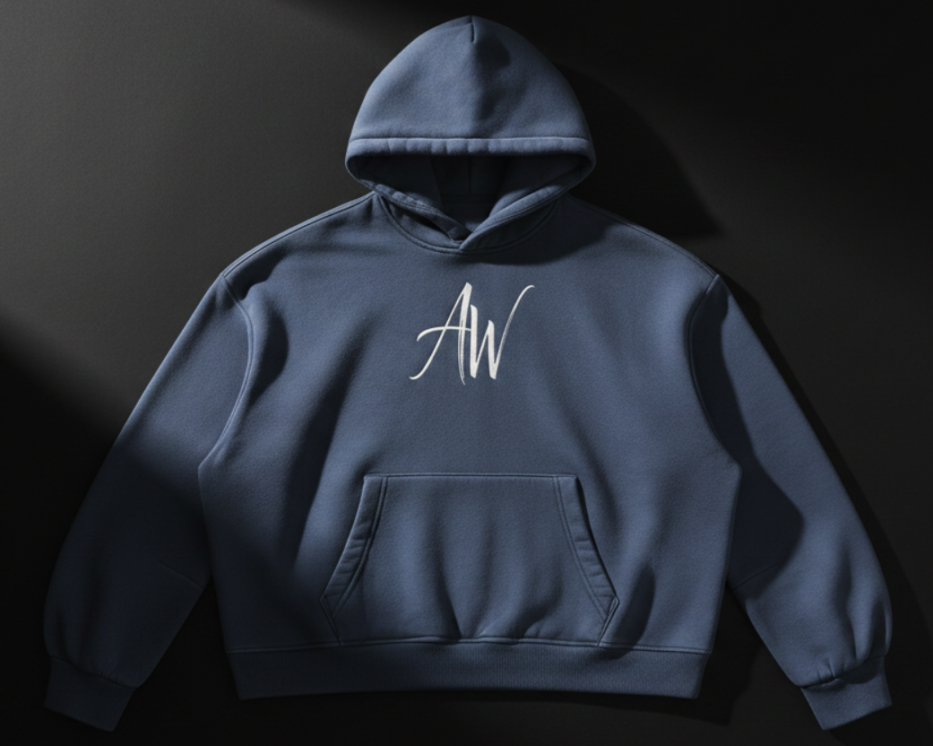 AW Signature Washed Fleece Crop Hoodie
