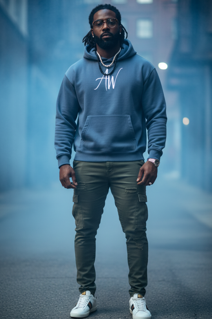 AW Signature Washed Fleece Crop Hoodie