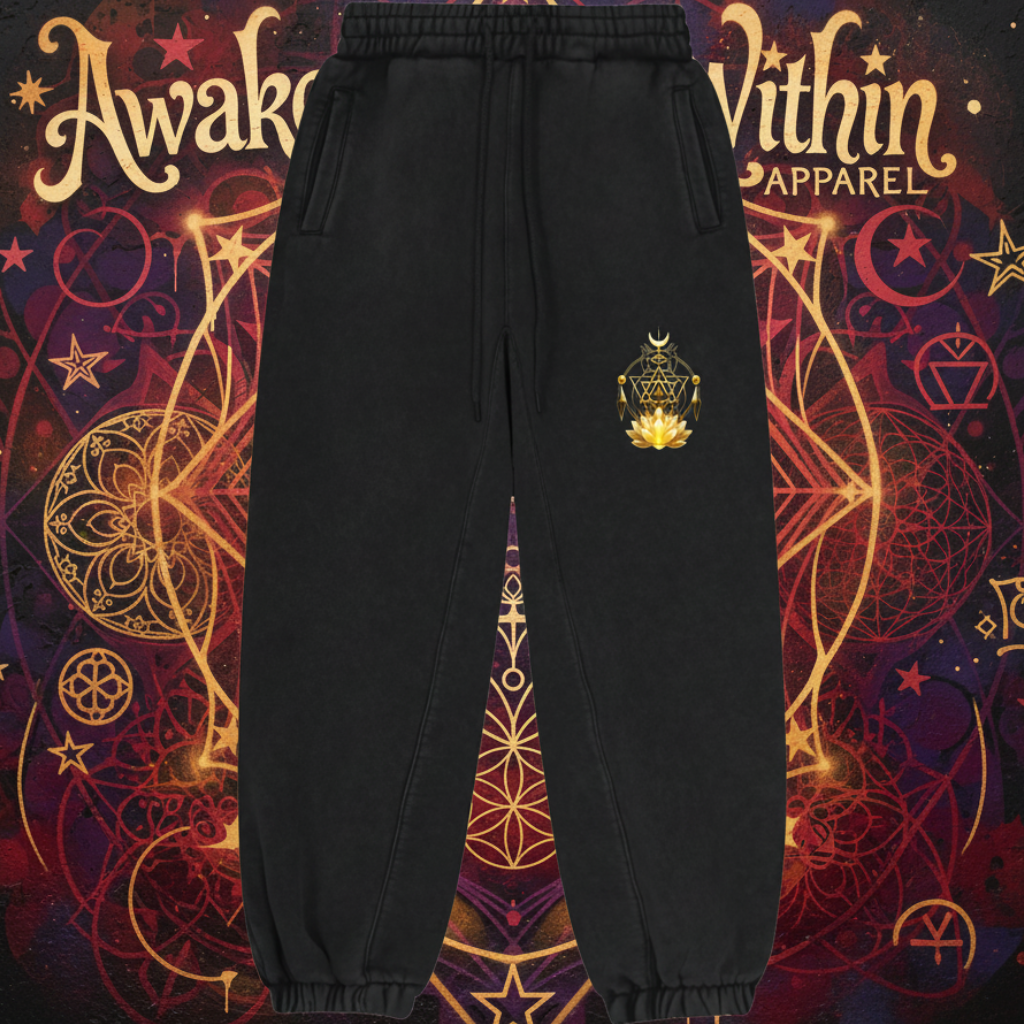 Lotus Graphic Fleece Jogger Sweatpants