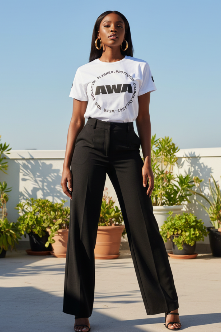 Female Model Rooftop