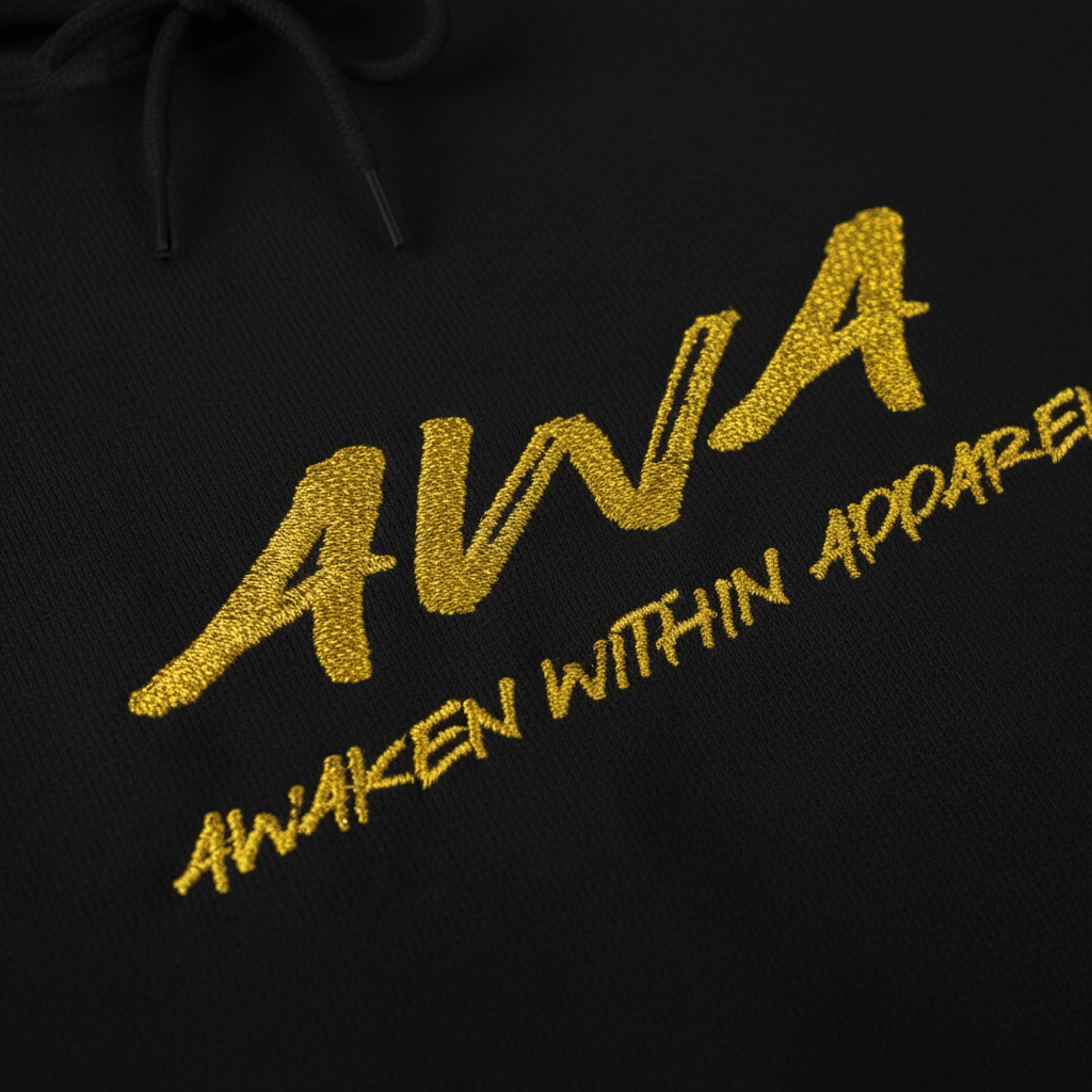 Gold AWA embroidery macro