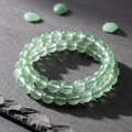 Green Aventurine Bracelet - Dark Slate
