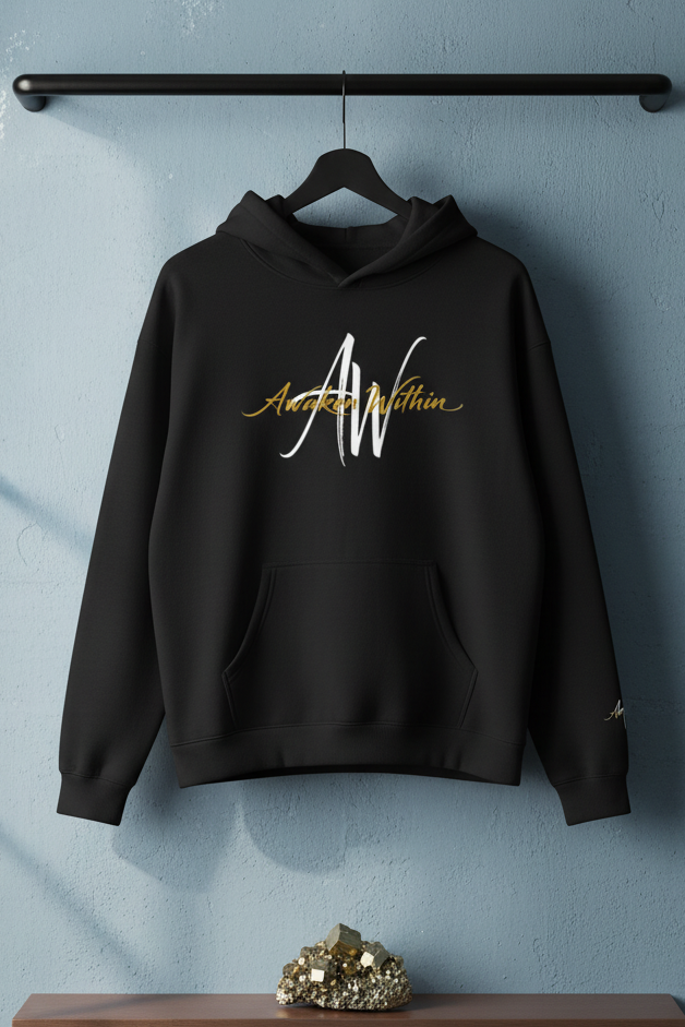 Hanging black hoodie