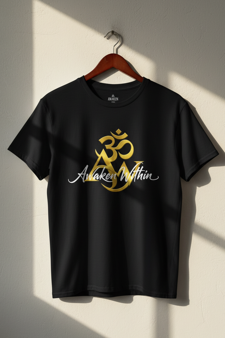 Hanging black spiritual AW tee