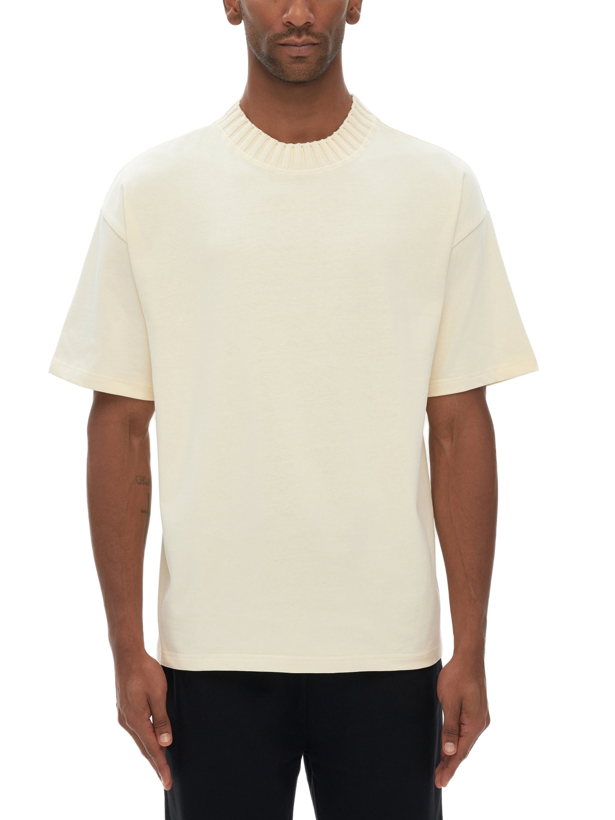 AmaruKhan Hebrews Heavyweight Knitted Round Neck T-Shirt