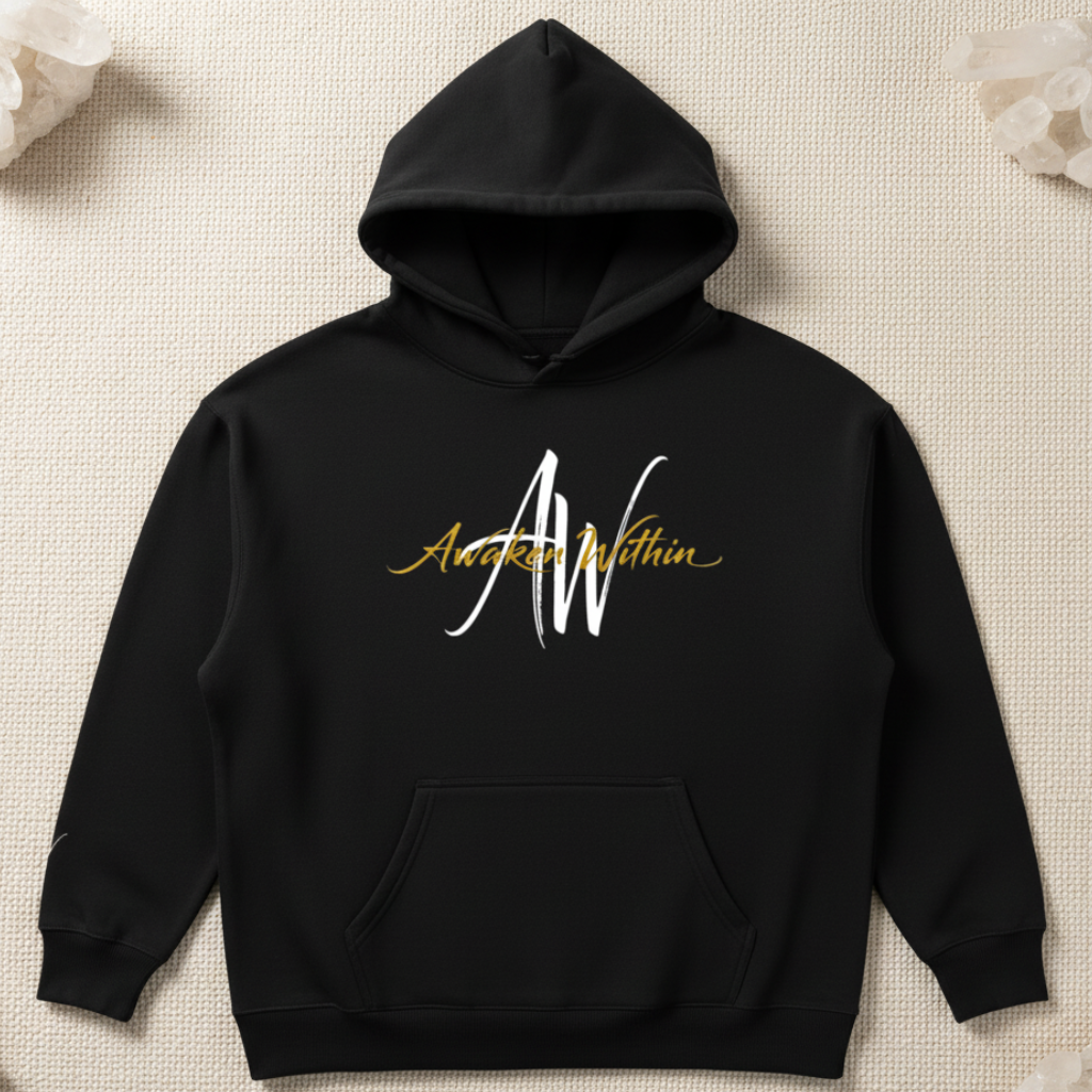 Light flat-lay black hoodie