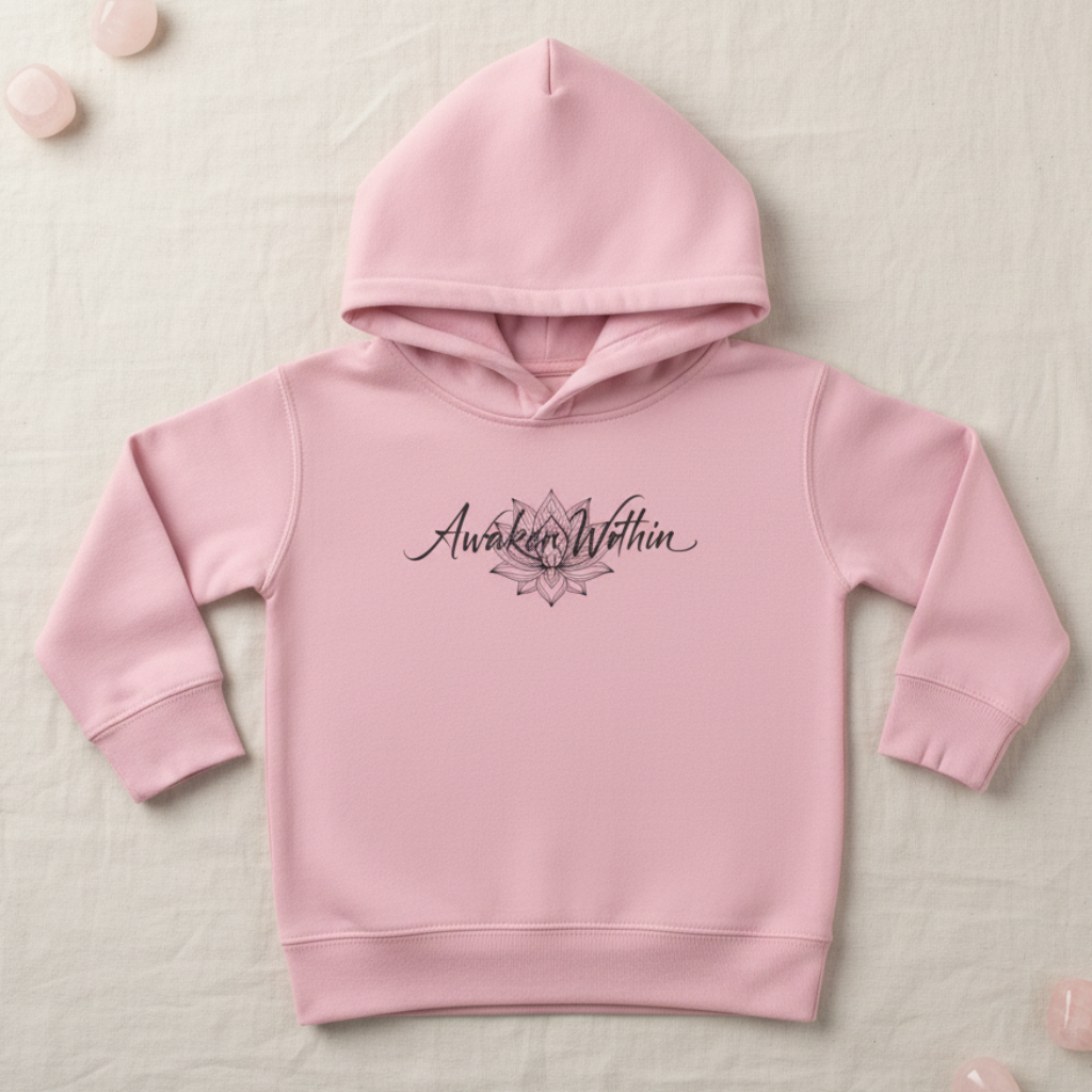 Light flat-lay toddler hoodie