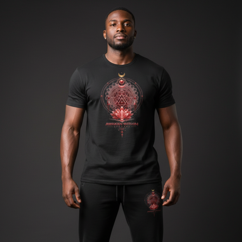 Male Model Red Set