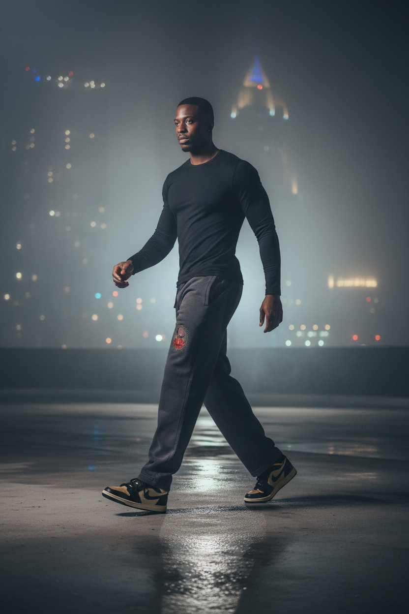 Male Model Rooftop