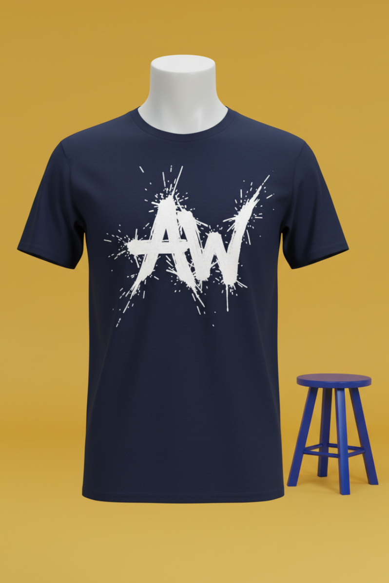 Navy tee campaign image