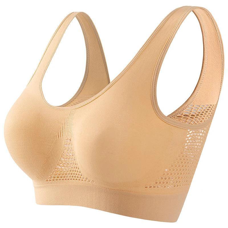 Plus Size Women's Push-Up Sports Bra - Perfect for Running & Yoga