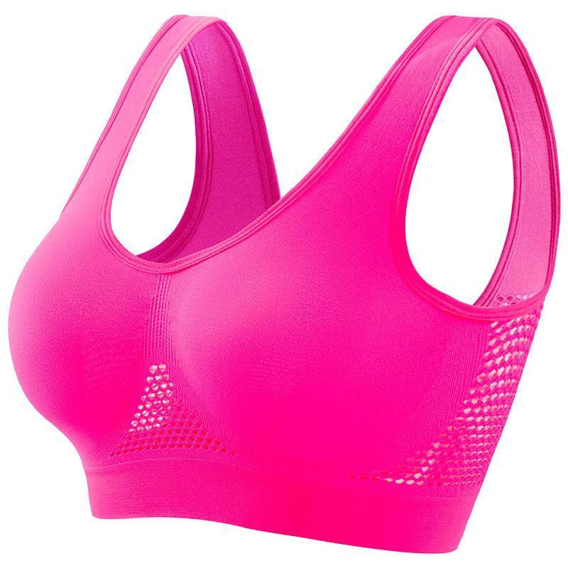 Plus Size Women's Push-Up Sports Bra - Perfect for Running & Yoga