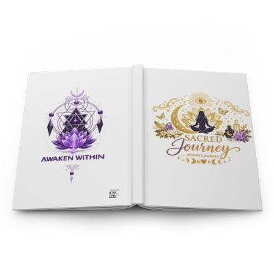 Sacred Journey Hardcover Journal — Women's Spiritual Guided Notebook (Awaken Within)